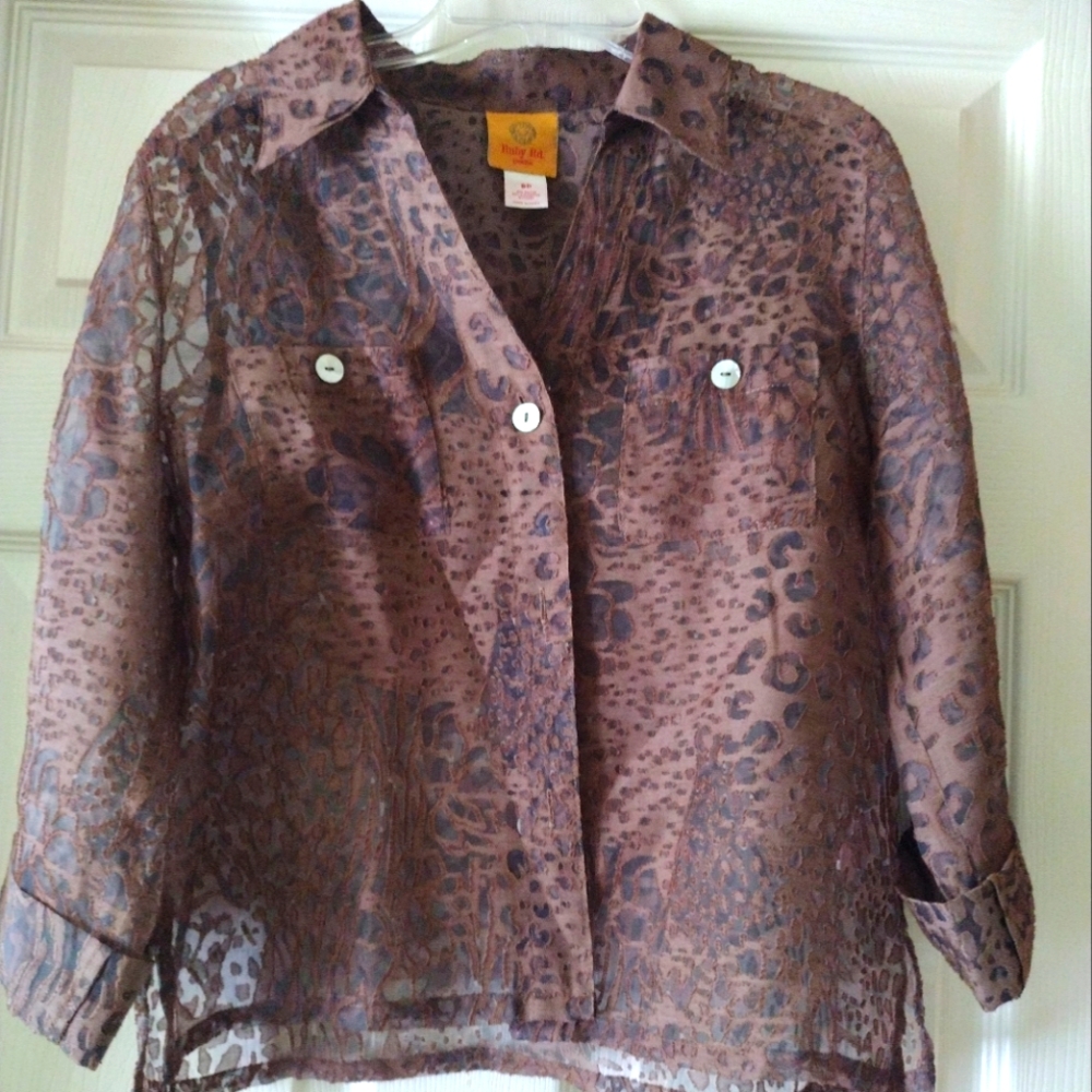 Ruby Rd Roll-up Crop Sleeve Jacket